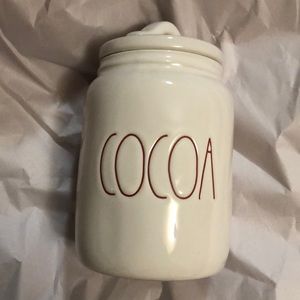 Rae Dunn cocoa canister